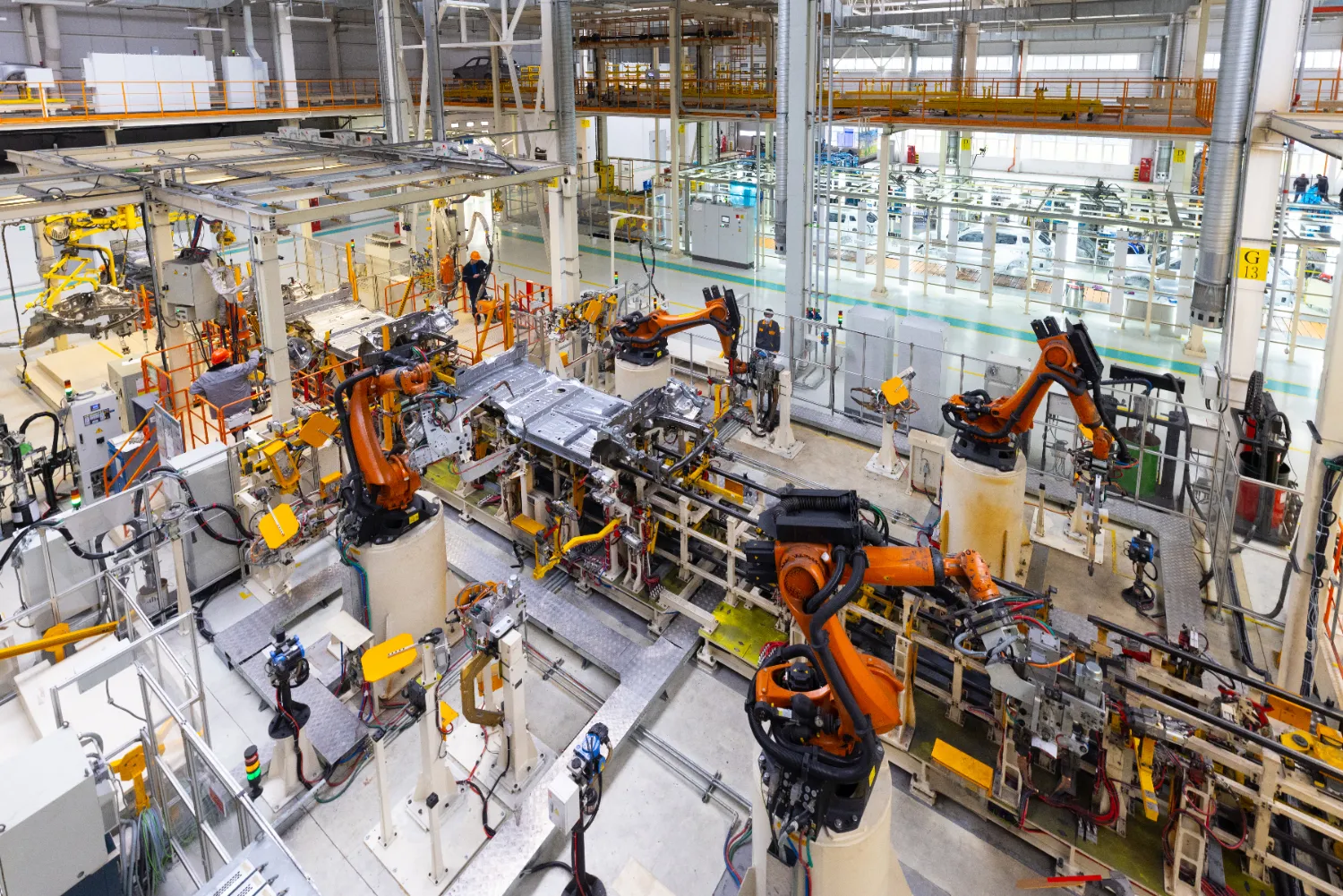 Motoren für Automatisierungssysteme, die Vorgänge in Produktionslinien steuern